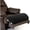 Black, variant on Recliner Foot Pillow Cushion High Resilience Sherpa Memory Foam Bolster Sleeping Rest Multipurpose Half Roll Leg Pillow Suitable for Bed Chair Sofa Headrest Back Lumbar Leg Support