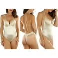 thumbnail image 7 of ToBeInStyle Women's Backless Thong Bodysuit Shaper - Beige - 32B, 7 of 7