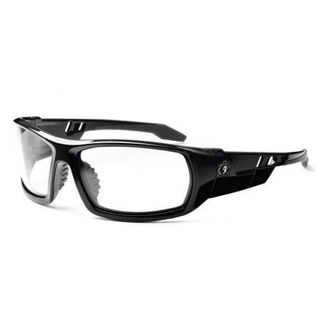 Ergodyne Skullerz Odin Anti-Fog Safety Glasses - Black Frame, Clear Lens