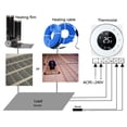 thumbnail image 2 of 95-240 V Wi-Fi Termostato inteligente Termostato de calefacción eléctrico programable Control Carevas Termostato, 2 of 7