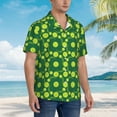 thumbnail image 5 of Fotbe Tennis Balls Hawaiian Shirt for Men Unisex Summer Beach Casual Short Sleeve Cotton Linen Button Down Shirts-X-Large, 5 of 9