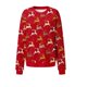 thumbnail image 5 of Sudaderas de Cuello Redondo de Navidad Para Mujer Camiseta de Manga Larga Cómoda Y Transpirable Con Estampado de Moda Odeerbi ODB207022, 5 of 6