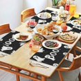 thumbnail image 3 of Halloween Spooky Cute Ghost Boo Pumpkin Placemats Set of 4 12x18in Inch Seasonal Fall Holiday Table Mat Washable Anti-Skid Outdoor Indoor Table Mats for Party Kitchen Dining Decoration, 3 of 5