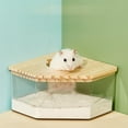 thumbnail image 4 of Hamster Litter Box Pet Litter Box Potty Plastic Corner for Small Pets Trainer, 4 of 8