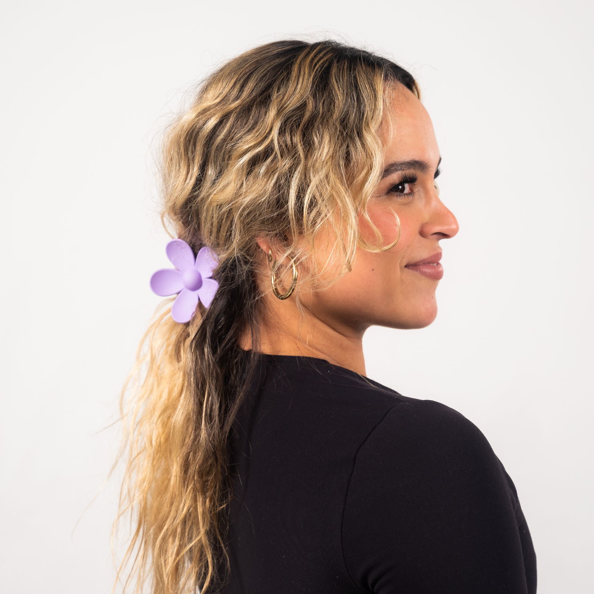 Gimme Daisy Claw Clip, Purple White, 2 Ct - Walmart.com