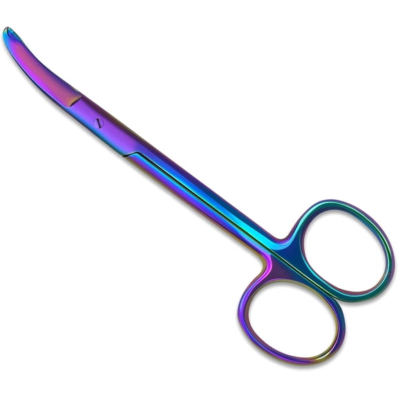 XTRM CRAFT North Bend Craft Scissors 4.5" Rainbow - Precision Cutting Shears, Multicolor Crafting Scissors - for DIY Projects & Craft Tasks