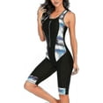 thumbnail image 3 of Maillot de Bain une Pièce pour Femmes, Manches Longues, Protection Éruption Cutanée, Combinaison de Surf, Plongée, Fermeture Éclair devant, (65 % de Réduction)_cde13, 3 of 5