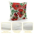 thumbnail image 4 of ONETECH  Hello Spring Red Poppy Decorative Throw Pillow Covers Just Bloom Floral Flower Green Porch Patio Outdoor Pillowcase, Gather Butterfly Seasonal Cushion Case Home Decor, 4 of 5