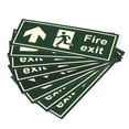 thumbnail image 4 of ABS Plastic Emergency Exit Directional Sign - Right-Pointing, Photo-Luminescent Glow, Long-Lasting High Brightness, Weatherproof & Waterproof, Easy Wall Mounting for Fire Safety, Urban, 4 of 7