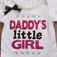 thumbnail image 3 of Newborn Baby Girls Romper, Infant One-Piece Letter Cartoon Print Jumpsuit, 3 of 5