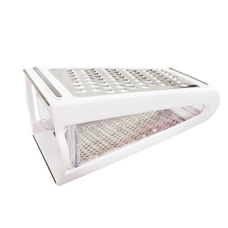 

Pompotops Box Grater with Handle for Cheese Vegetables Ginger Handheld Food Shredde