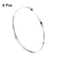 thumbnail image 3 of Uxcell Hose Clamp, 8 2/5" to 9 1/4" Adjustable Stainless Steel Worm Gear Hose Clamps for Fuel Line Plumbing, 6 Pack, 3 of 7