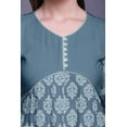 thumbnail image 5 of Bimba Printed Long Kurti For Women Anarkali Dress Indian Casual Top Tunic, 5 of 5