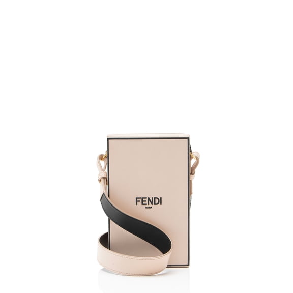 Pre-Owned Fendi Leather Vertical Box Shoulder Bag