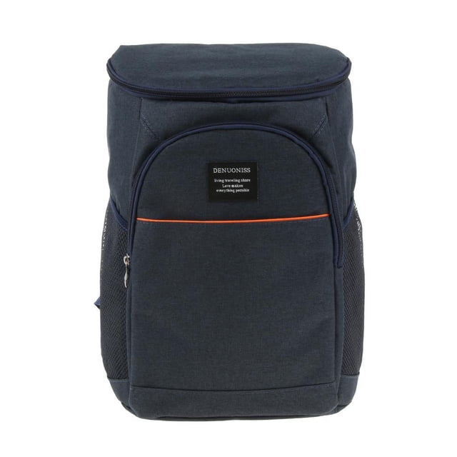 Eigraketly 18L Backpack Cooler Camping Picnic Insulated Container Bag Lunch Kits de desorden para acampar Azul oscuro