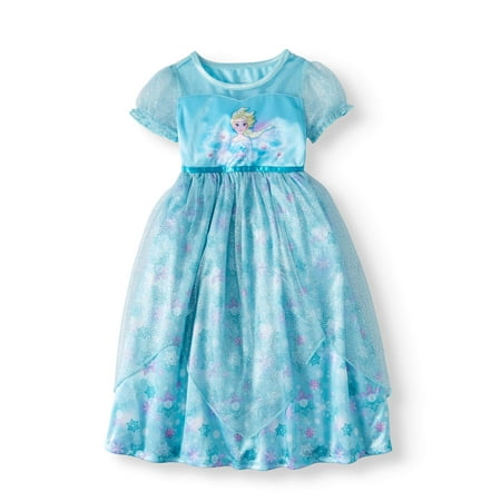 Frozen Elsa Short Sleeve Fantasy Nightgown (Toddler Girls)
