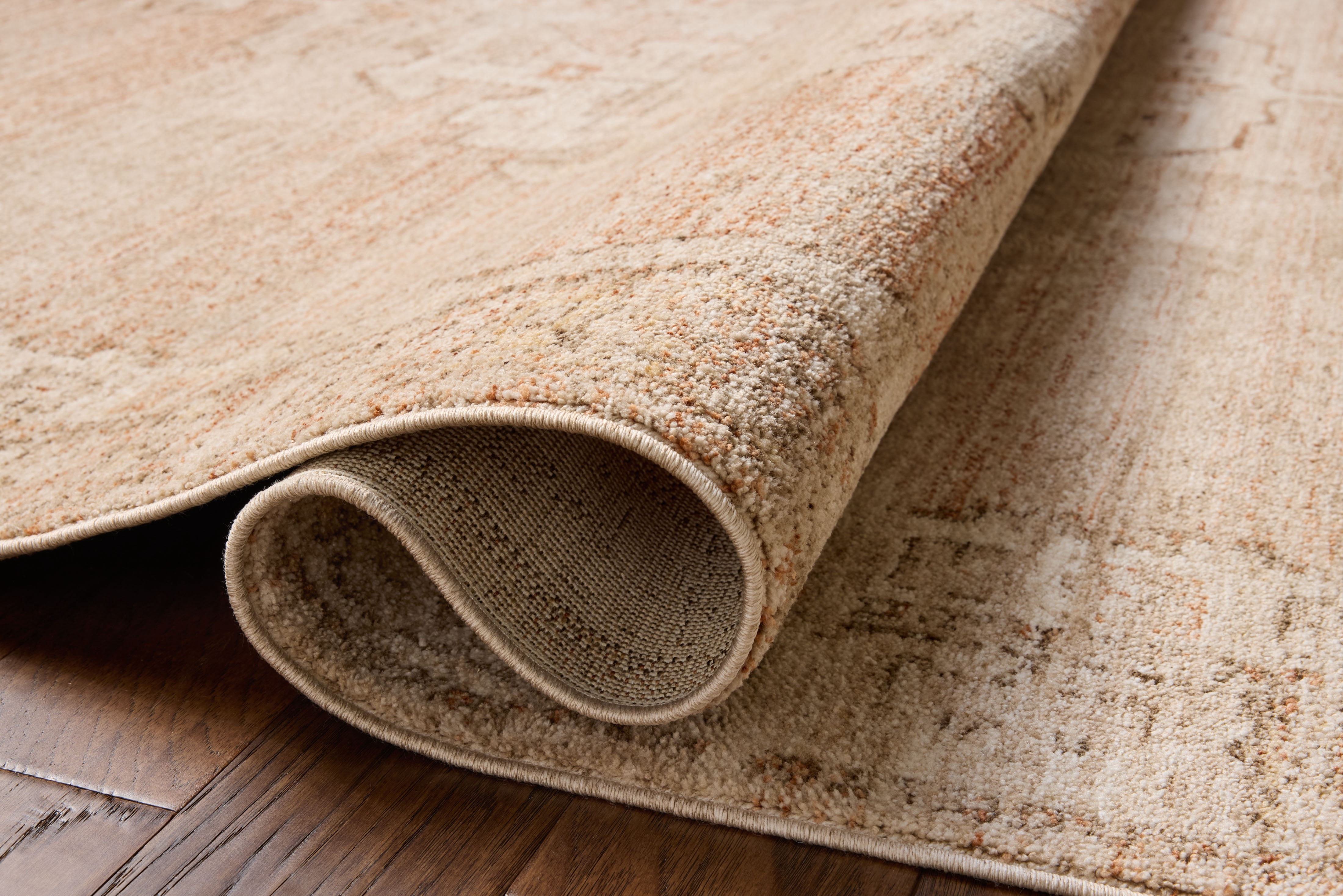 Chris Loves Julia x Loloi Palma Spice / Natural 5'-3" x 7'-6" Area Rug