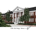 thumbnail image 1 of Nicholls State Campus Images Lithographie Imprimée, 1 of 1