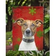 thumbnail image 3 of Carolines Treasures KJ1183GF Flocons de Neige Rouges Vacances Noël Jack Russell Terrier Drapeau Jardin Taille, 3 of 3