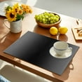 thumbnail image 5 of Placemats Set of 4, Ombre Black Grey Place Mats Gradient Color Tablemats Washable Placemat Table Decoration for Kitchen Table Dinner Party Home Decor Indoor Outdoor 13x19 Inch, 5 of 9