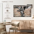 thumbnail image 5 of Elephant Stock Bulletproof Angel With Skull Wall Art - Horizontal Canvas Wall Art - Living Room Wall Decor - People Canvas - Beige And Gray Decor - 45" x 30", 5 of 8