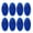 Blue, variant on 8Pcs/set Bikes Wheel Reflectors Bikes Reflectors Suitable for Bikes Warning