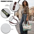 thumbnail image 5 of ZUXONGSY Mandala Butterfly Print Leather Tote Bag for Women Large Pu Leather Hobo Handbags Zipper Shoulder Work Daily Weekender Travel, 5 of 6