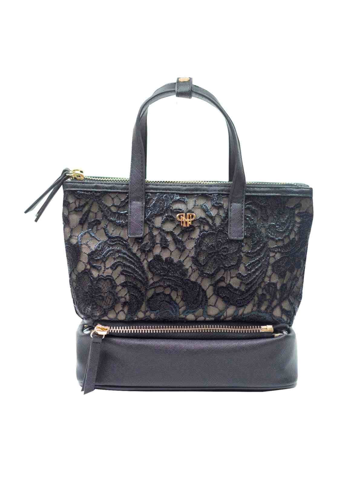 PurseN Adira Travel Makeup Floral Lace Bag Case Organizer