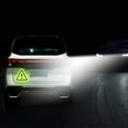 thumbnail image 2 of Pegatina reflectante triangular, señal de peligro, pegatina para coche, cola de coche, personalidad, 2 of 6