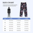 thumbnail image 4 of Balery Roses Flowers Pantalones de pijama para hombre, pijama ultraligero, pantalón de descanso-X-Large, 4 of 6