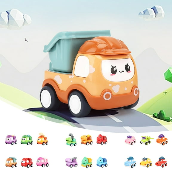 Viflosae Boy Toys Age 6-8 Christmas Presents for Teen Girls Cars for Kids Dinosaur Macaron Regenerative Engineering Vehicle Simulation Car Cute Pet Toy Puzzle