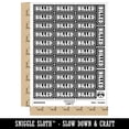 thumbnail image 2 of Billed Bold Double Border Invoiced Sticker Set - Black - Matte Finish - 1.5" Small, 2 of 7