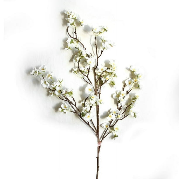 Flor De Cerezo 4 Ramas Ramas Decorativas Realistas De Flor De Cerezo, Flor De Cerezo Artificial De 97 Cm Para Decoración De Habitaciones, Material De Tela Ecológico