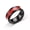 red, variant on Men's Stainless Steel Rings Couple Rings Wide Band Shell Ring Finger Ring 8mm ➳-blue-6