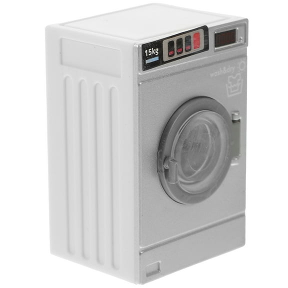 Doll House Washing Machine Miniature Furniture Toys Ornament Model Household 1:12 Adornment Child Office