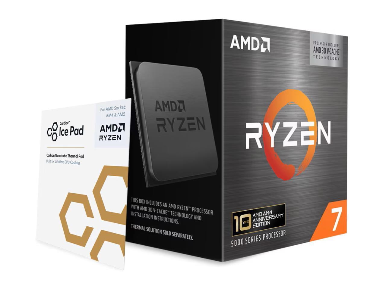 AMD Ryzen 7 7800X3D, 8-Core Socket AM5 120W Processor with Radeon