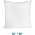 thumbnail image 2 of Westex 611818 18 x 18 in. Urban Loft by Polyester Filled Cushion Insert, White, 2 of 5