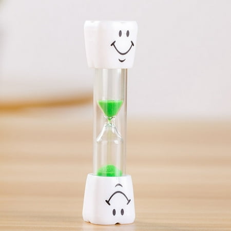 

ERTUTUYI Toothbrush Timer Children 3 Minute Sand Smiley Face Teeth Brushing Timer