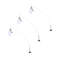 thumbnail image 1 of 3xcat stick juguete plumas fuerte succión base IQ mejora para captura, 1 of 8