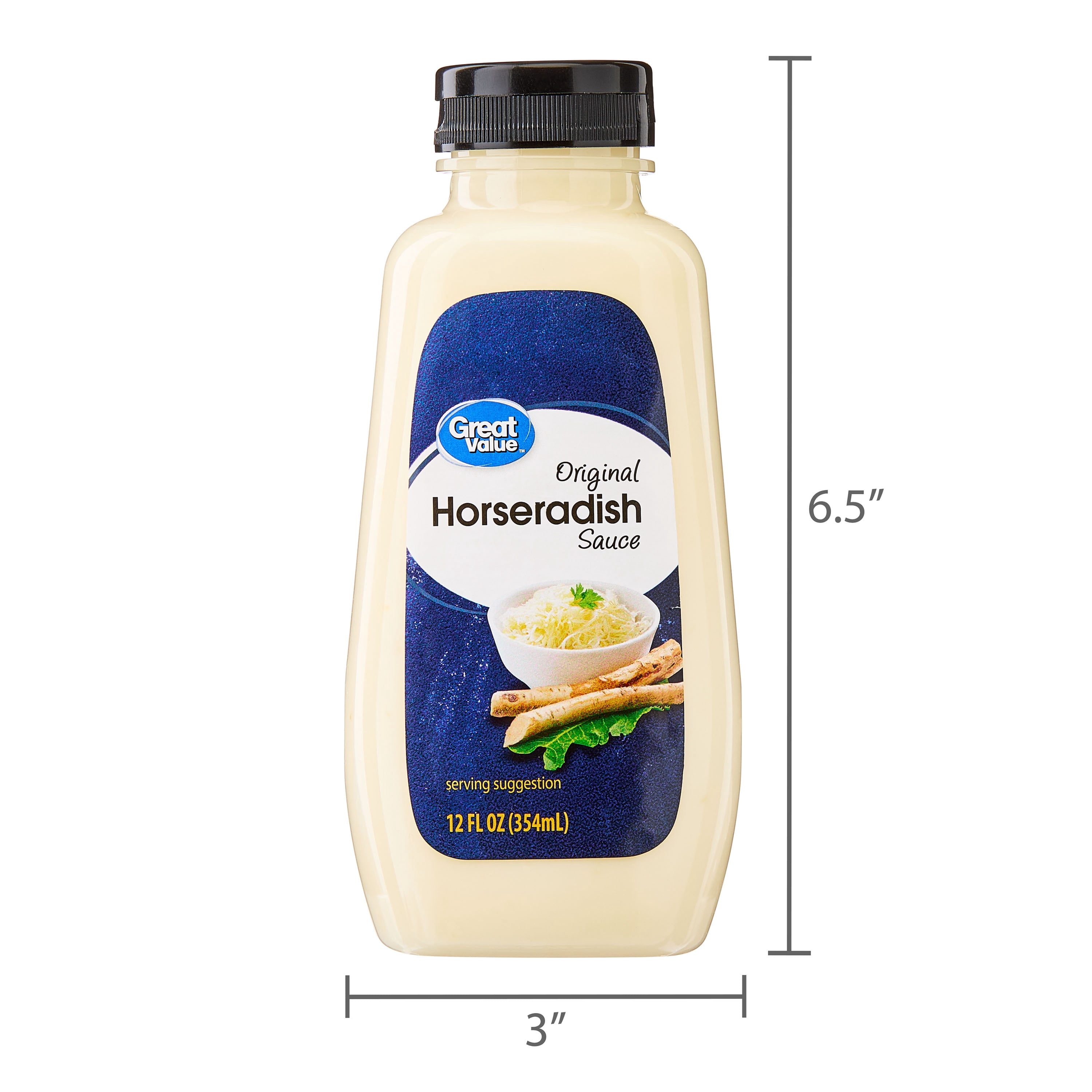 Great Value Original Horseradish Sauce, 12 oz (Regular)