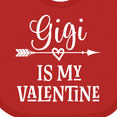 thumbnail image 4 of Inktastic Gigi is My Valentine Boys or Girls Baby Bib, 4 of 4