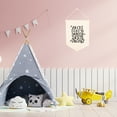 thumbnail image 2 of Koyal Wholesale Hanging Wall Canvas Banner, Brushed Alphabet Canvas, Nursery Wall Decoration Banner, 1-Pk, 2 of 5