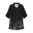 thumbnail image 6 of Woman Within Plus Size Snap Swing Pocket Tunic, 6 of 6