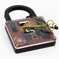 thumbnail image 5 of High Difficulty Level IQ Lock Puzzle Classic Wooden Brainteaser Puzzles Game for Adults, 5 of 8