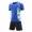 Blue, variant on Mens Quick Drying Sportswear Outfit, Regular Fit Training Uniform Set Casual And Athletic Wear For Men Daily Activities Black Size 4XL