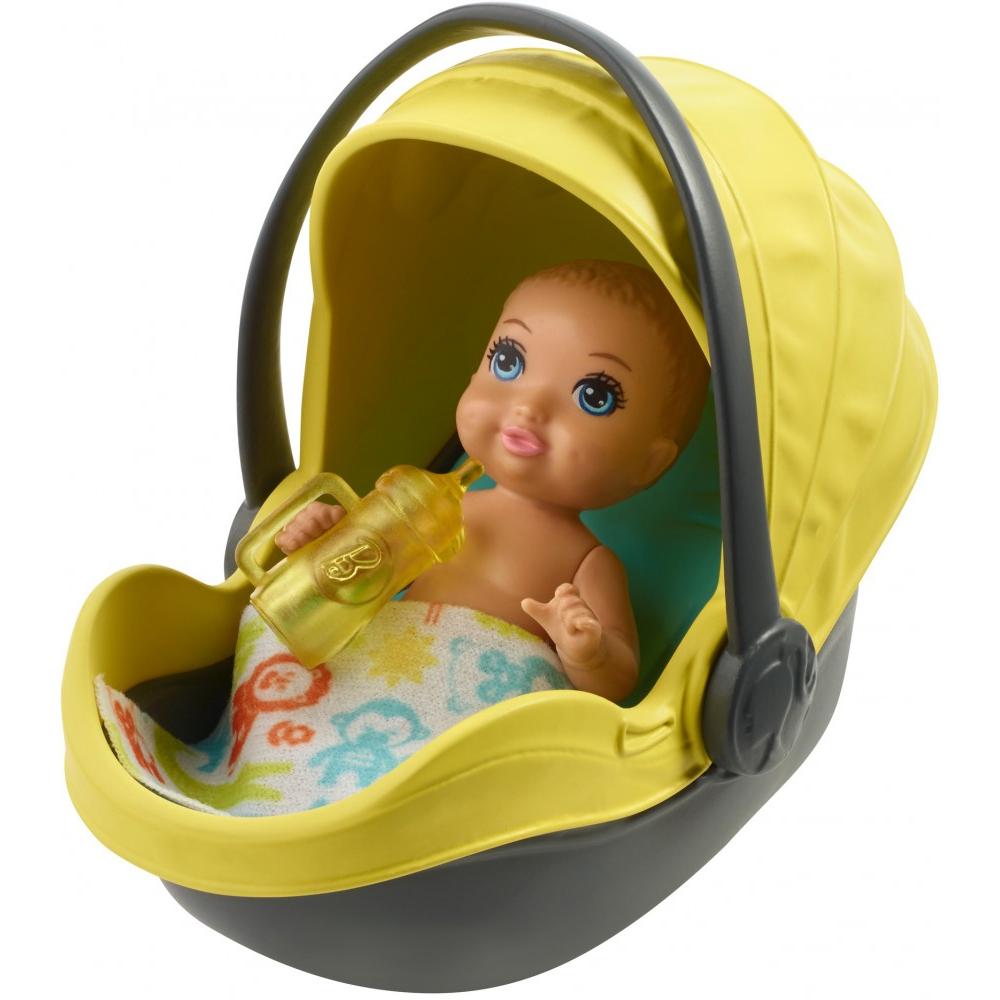 Barbie Skipper Babysitters Inc. Doll and Playset, Small Baby Doll with 2-in-1 Stroller - image 3 of 6