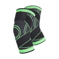thumbnail image 2 of Knee Compression Sleeve 2-Pack, Knee Support for Knee Pain, Knee Brace with Side Stabilizers, Knee Support for Men, Breathable Woven Elastic Fabric with Adjustable Fixation, 2 of 6
