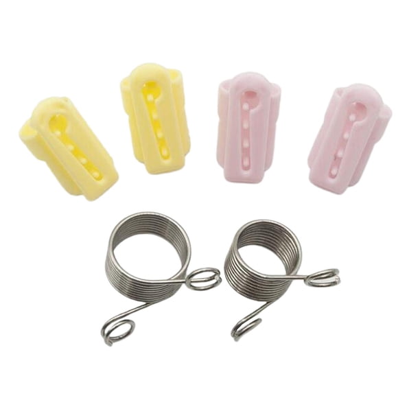 Dedal de punto, 3 piezas de guía de de plástico separado de tejer dedal de para tejer manualidades