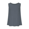thumbnail image 5 of Womens Tank Tops Workout Tops Athletic Sports Running Tank Mesh Yoga Training Solid Color Tops, 5 of 7
