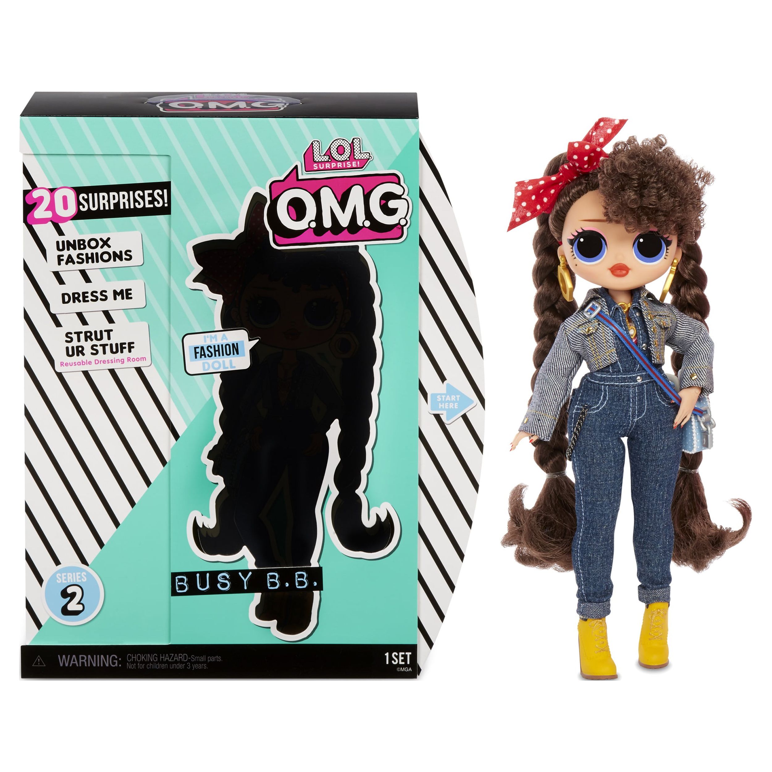 LOL Surprise OMG Busy B.B. Fashion Doll With 20 Surprises, Great Gift for Kids Ages 4 5 6+ - image 3 of 5